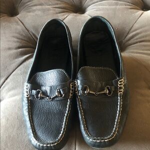 Cole Haan Black Leather Loafers